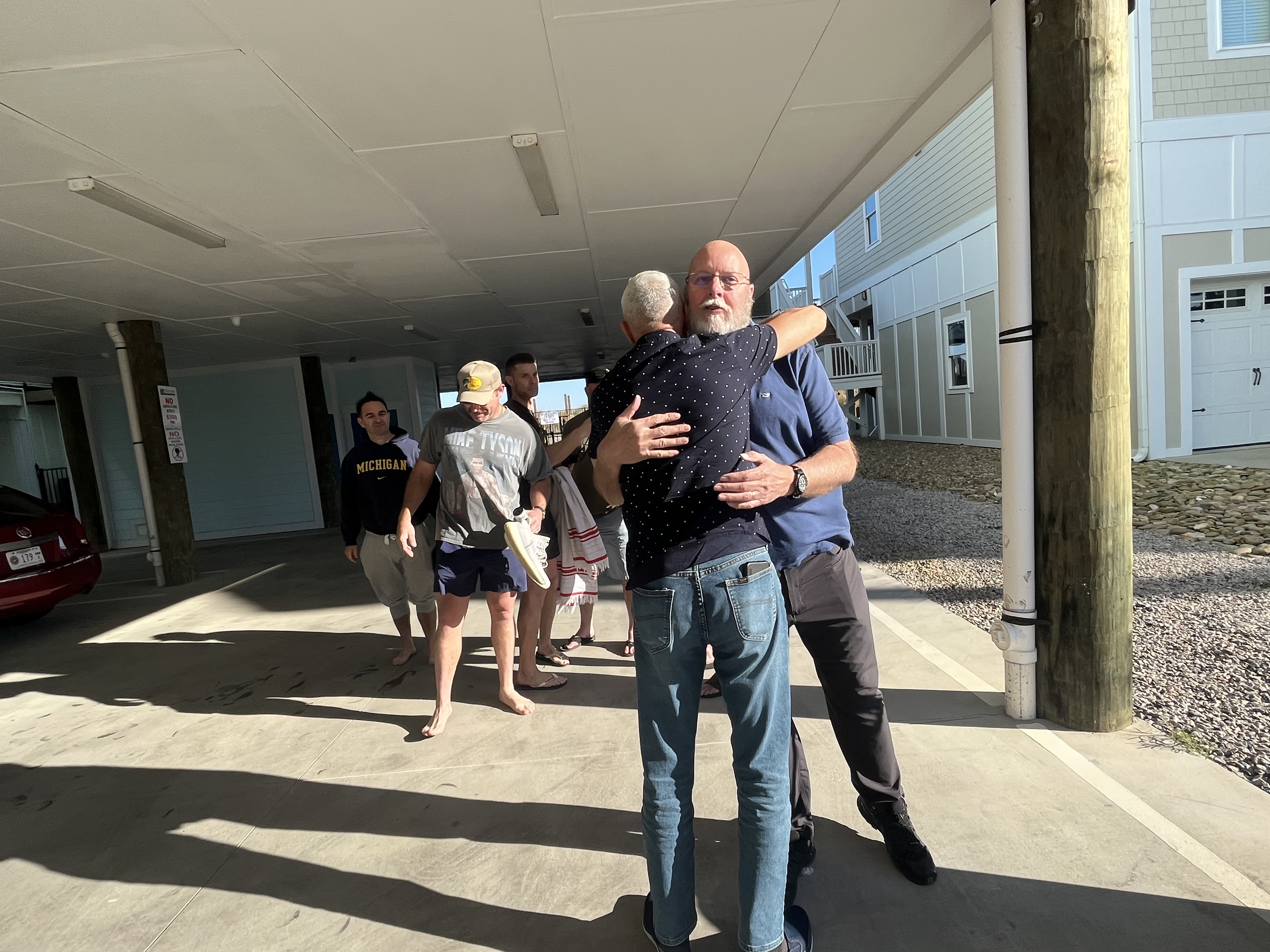 Veterans reconnecting outside after years apart